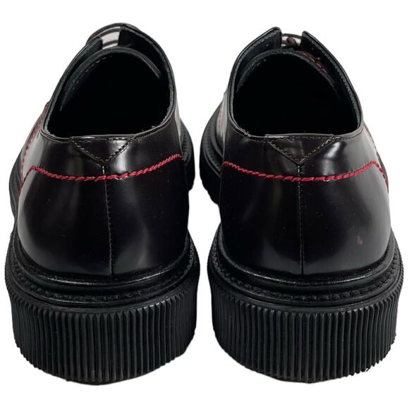 Adieu Paris Type 103 Black Leather Stitched Creeper Derby Shoes Men’s Size 10 - Picture 3 of 8